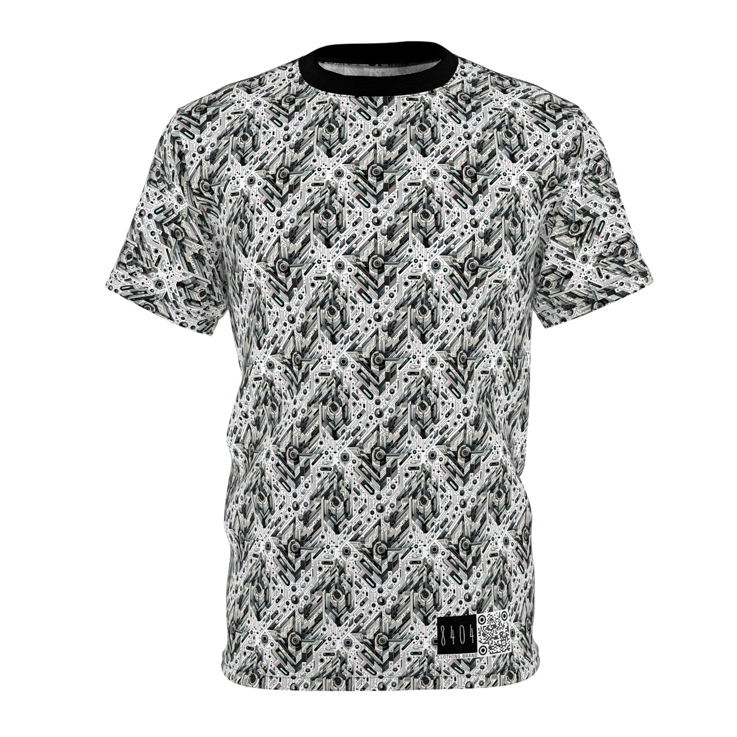 Tech-Infused Streetwear Tech-Forward Minimalism Unisex Cut & Sew Tee - 8404 Design-51