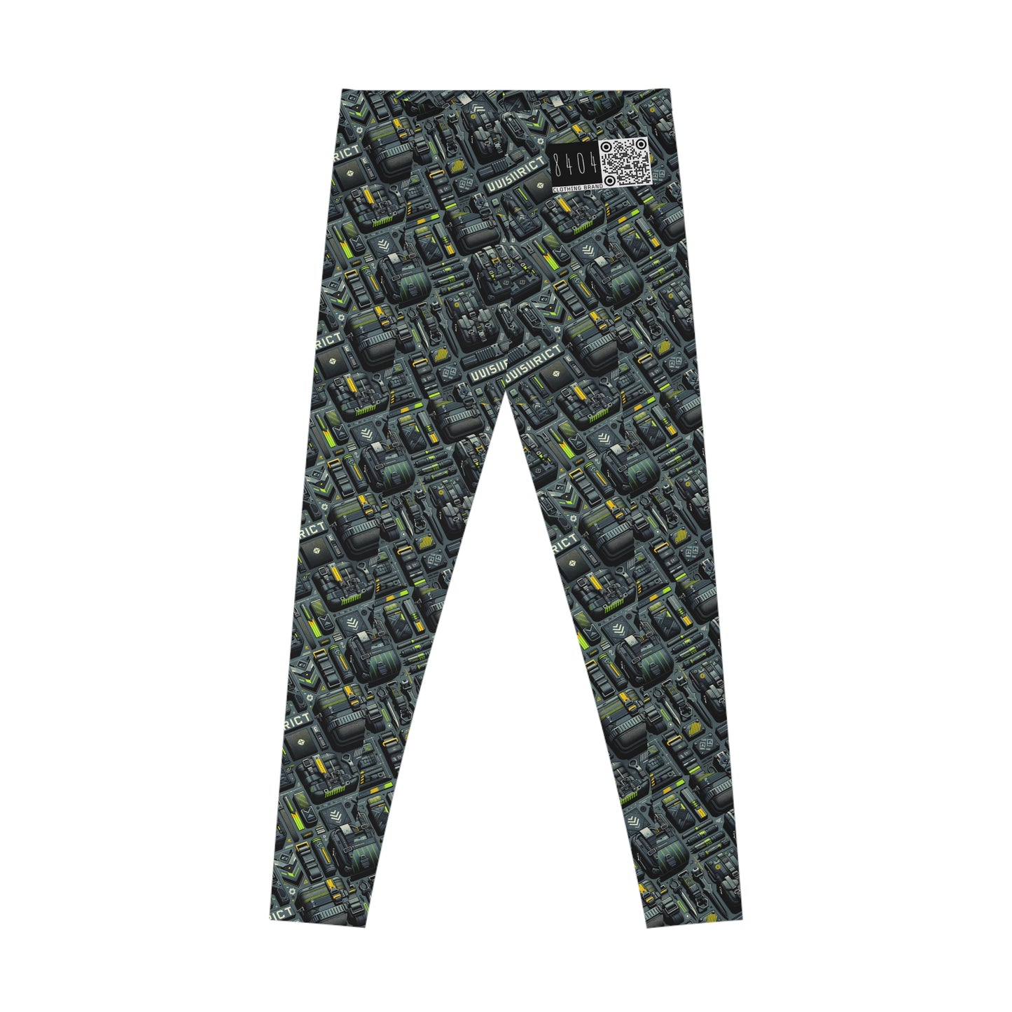 Tech Utility Streetwear Futuristic Tech-Forward Stretch Leggings - 8404 Design-47