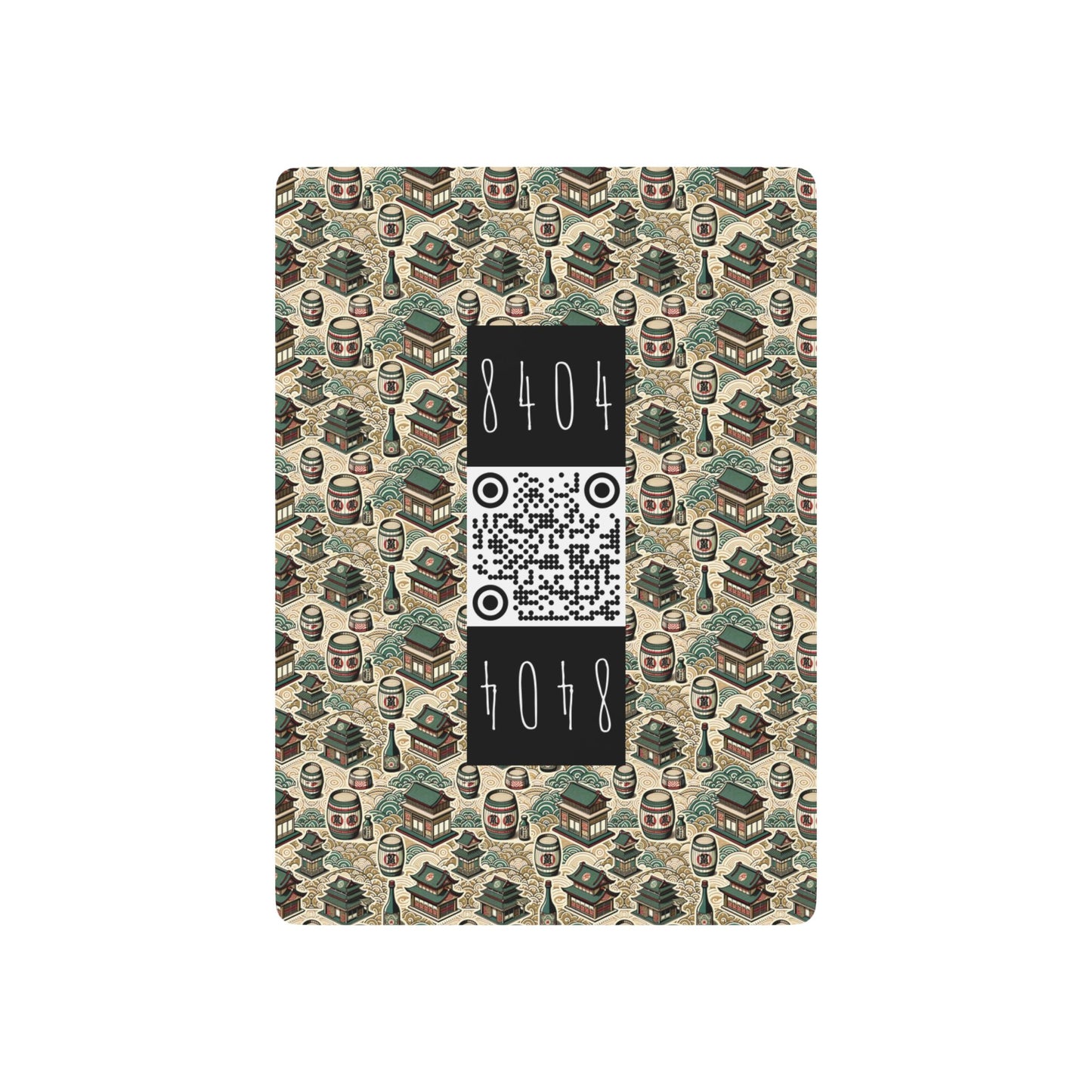 Cultural Artisanal Fusion Contemporary Cultural Elegance Poker Playing Cards - 8404 Design-68 S