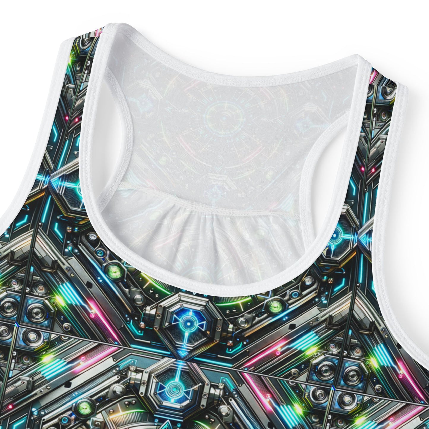 Tech-Infused Futurism Futuristic Tech Women's Tank Top - 8404 Design-53