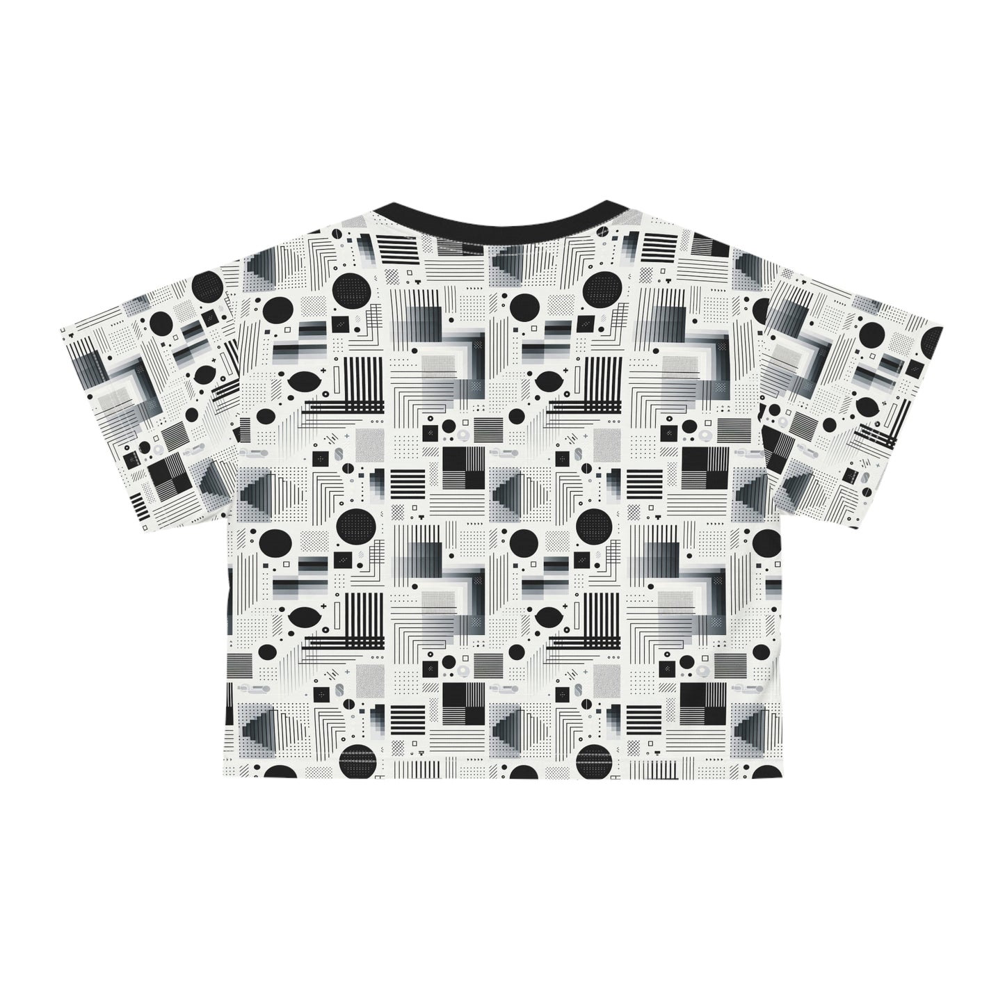 Digital Minimalism Minimalist Tech Crop Tee - 8404 Design-60