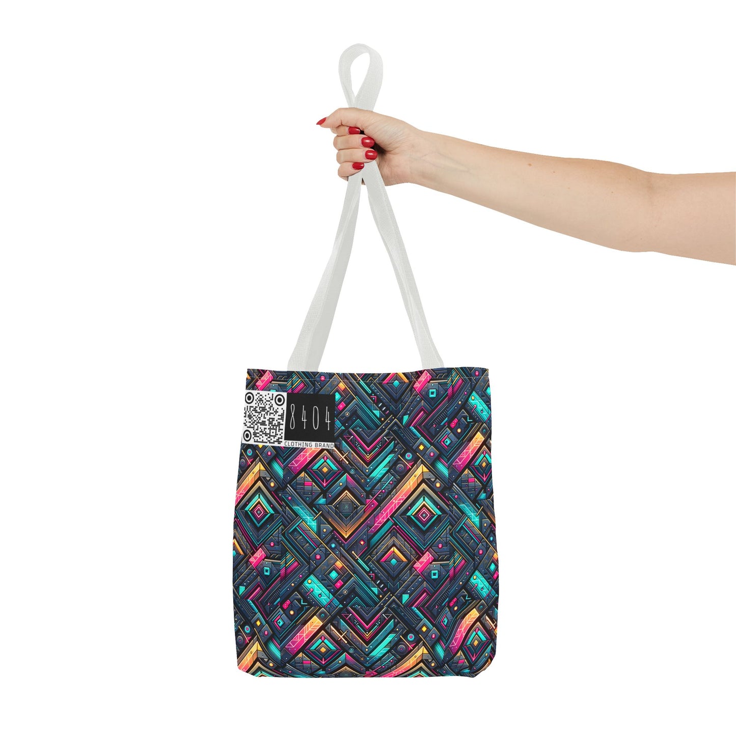 Tech-Inspired Graphics Cyberpunk Cool Tote Bag - 8404 Design-67