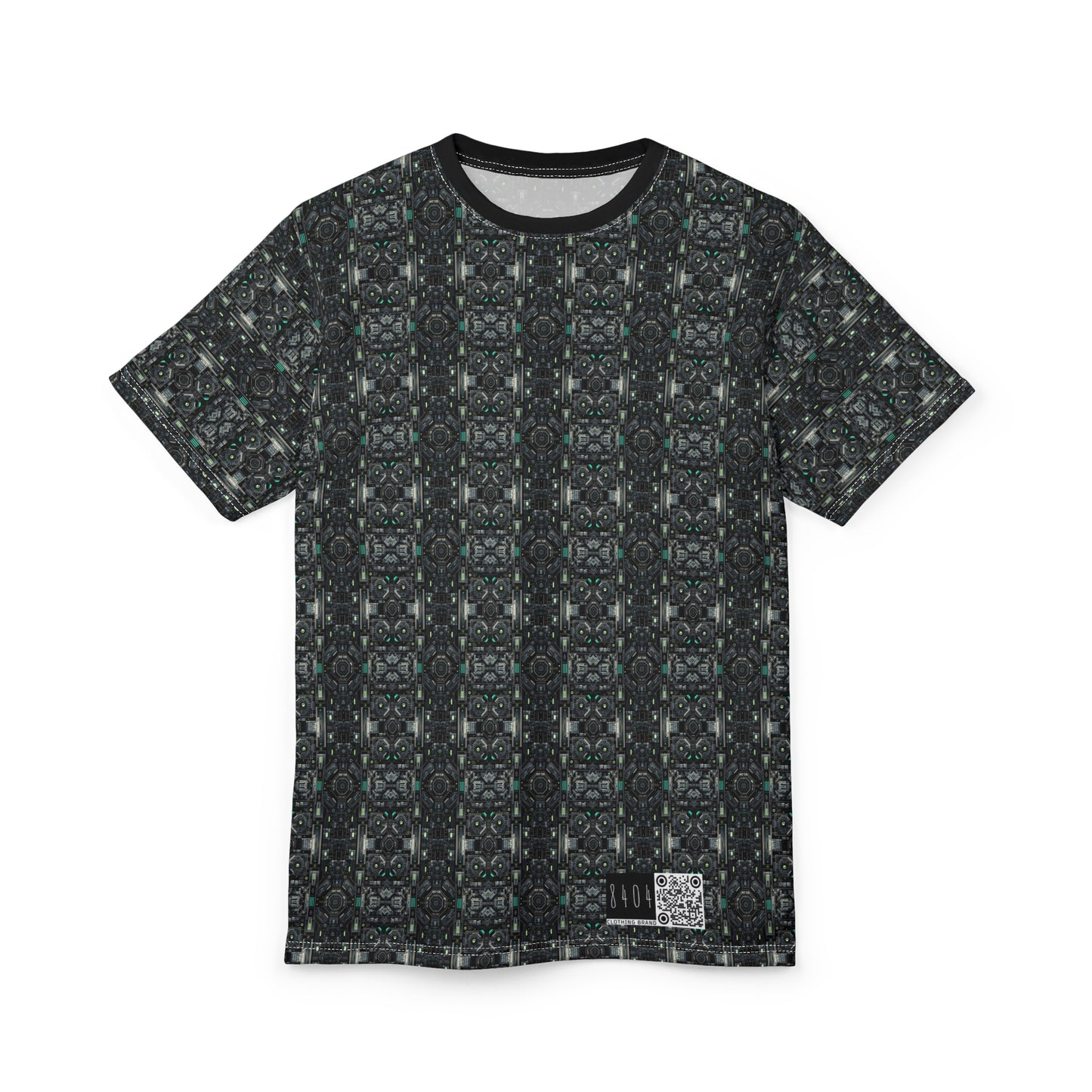 Tech Noir Tech-Forward Minimalism Unisex Cut & Sew Tee - 8404 Design-52