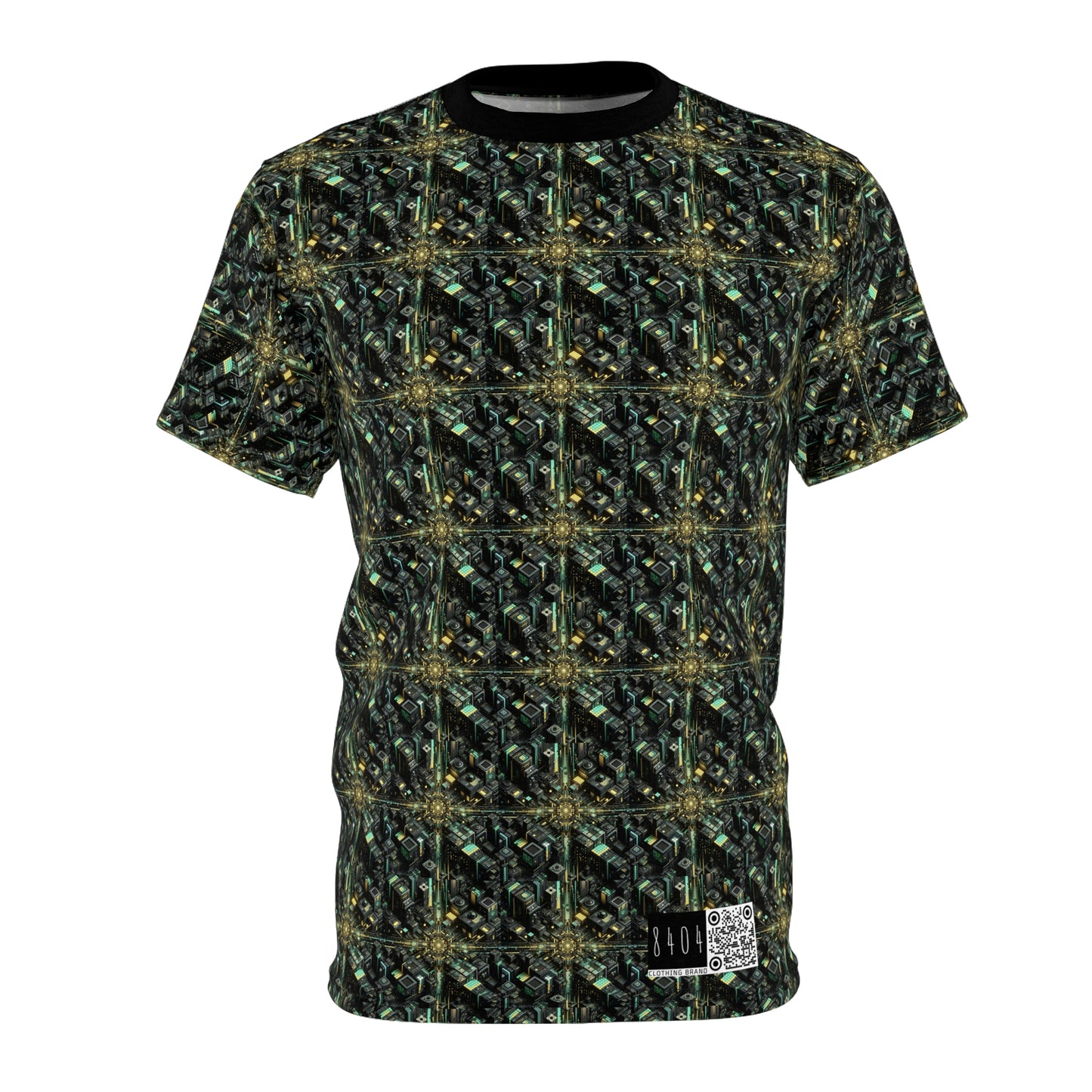 Tech Noir Graphics Tech-Inspired Streetwear Unisex Cut & Sew Tee - 8404 Design-66