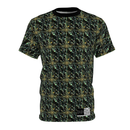 Tech Noir Graphics Tech-Inspired Streetwear Unisex Cut & Sew Tee - 8404 Design-66