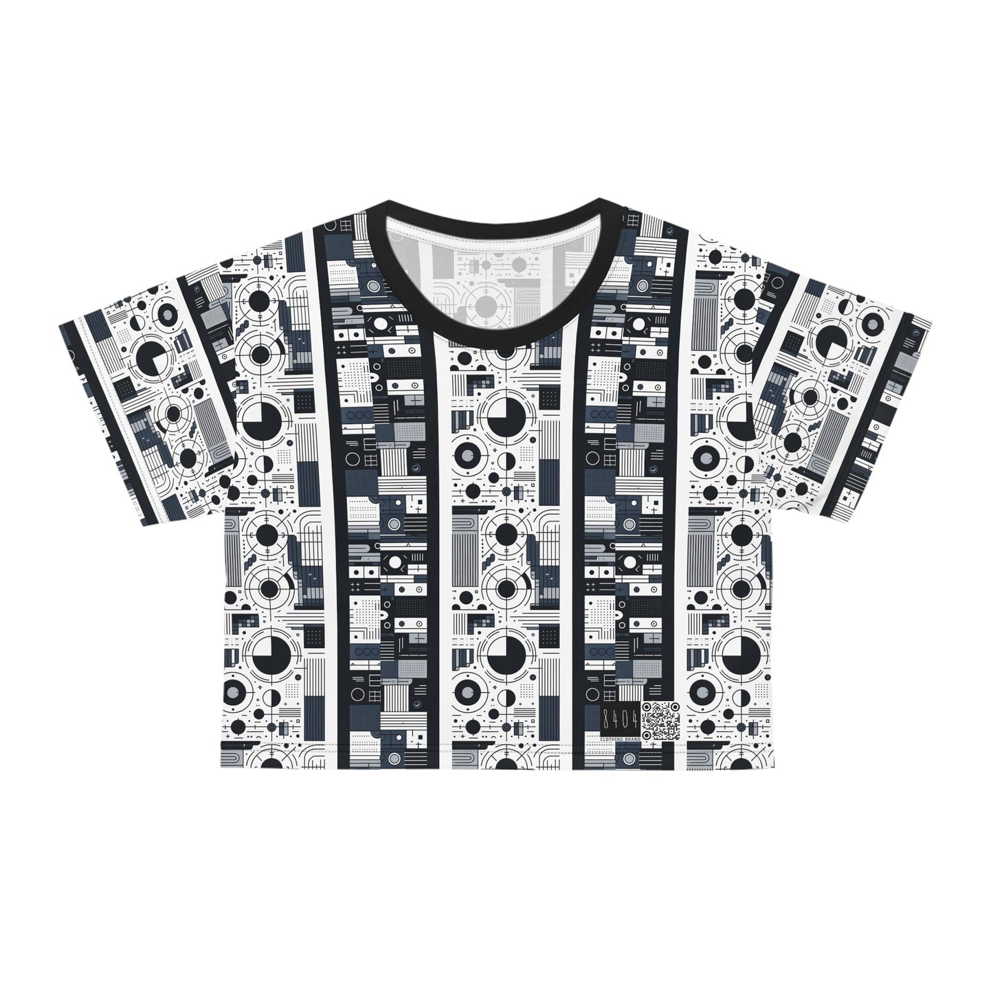 Minimalist Athleisure Minimalist Tech Crop Tee - 8404 Design-54
