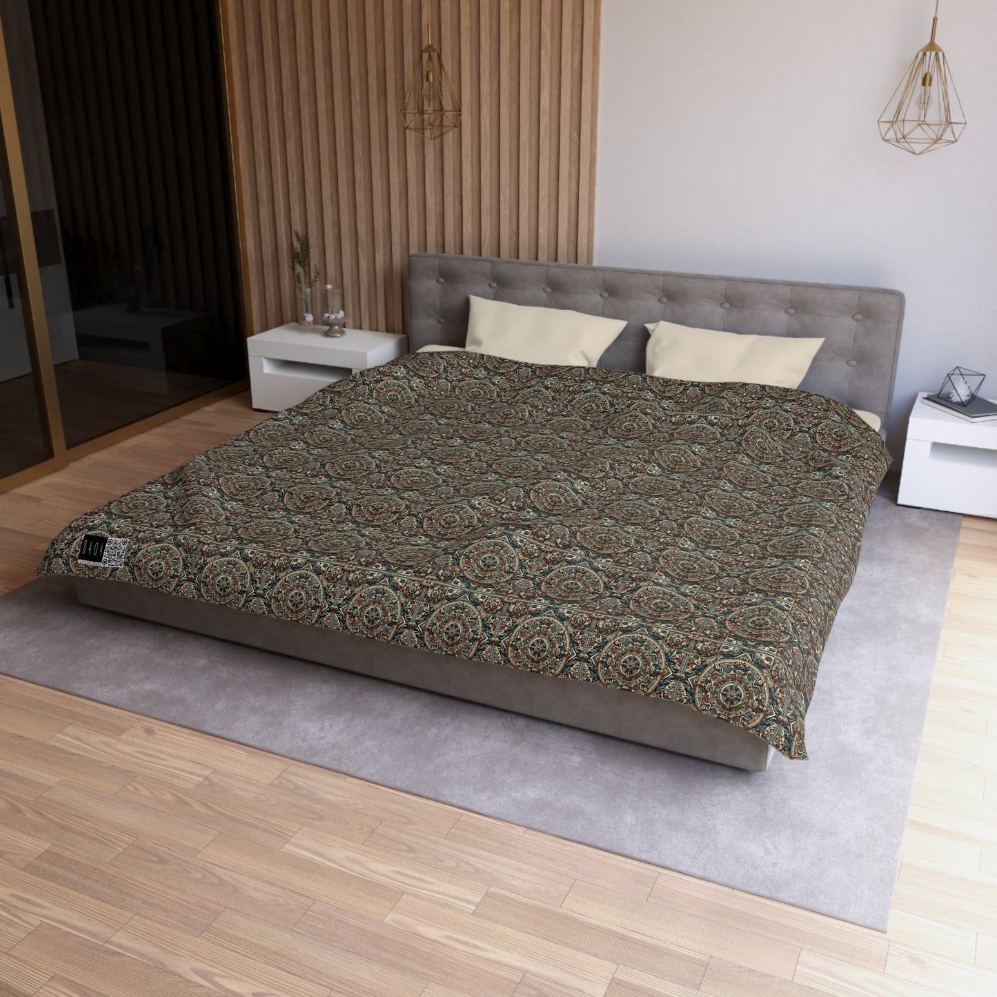 Urban Renaissance Historical Fusion With Street Edge Microfiber Duvet Cover - 8404 Design-57