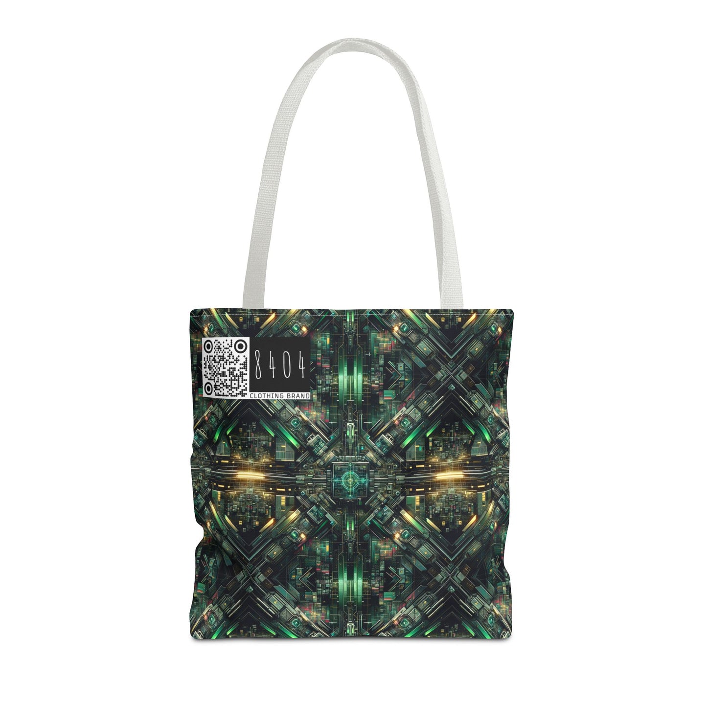 Tech Noir Graphics Tech-Inspired Streetwear Tote Bag - 8404 Design-56