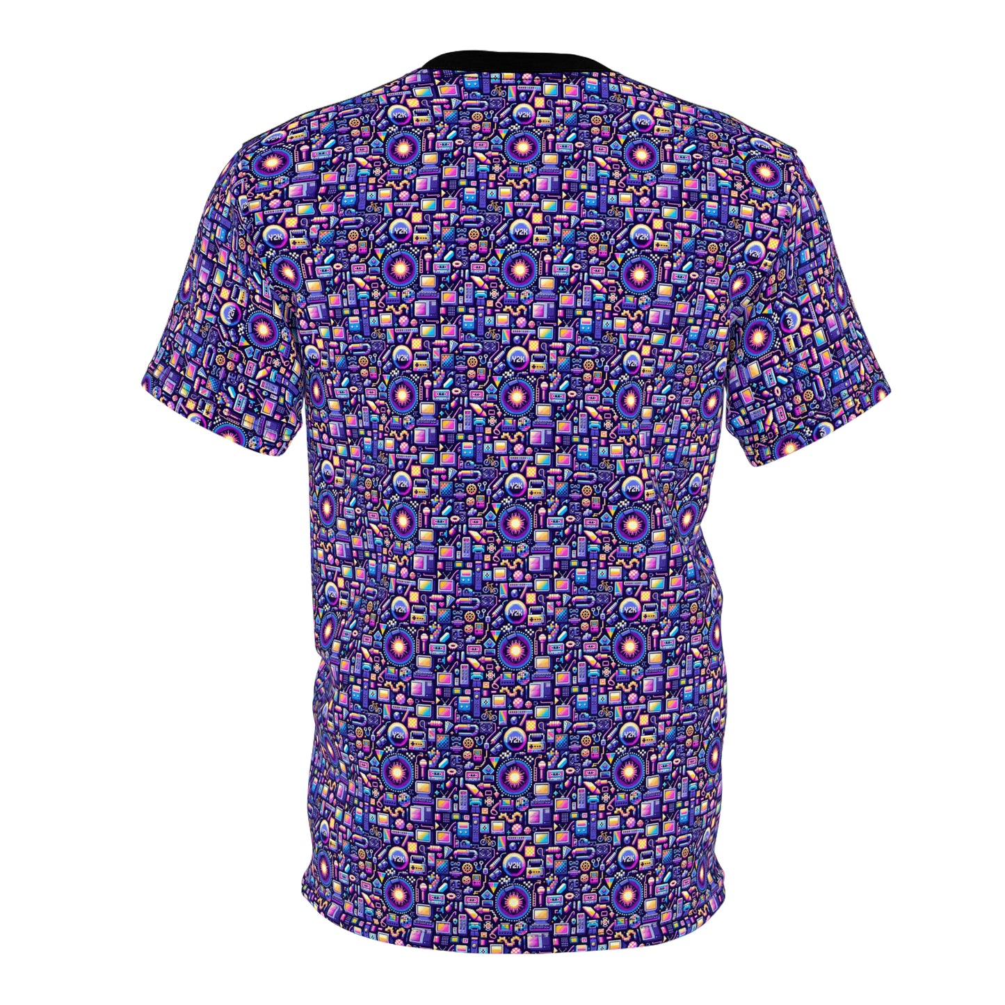 Digital Nostalgia Modern Retro Fusion Unisex Cut & Sew Tee - 8404 Design-64