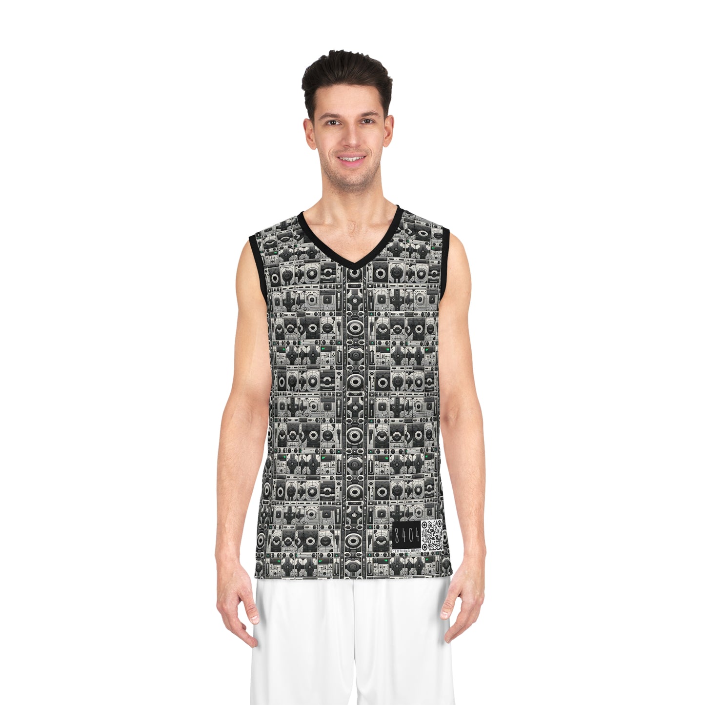 Tech Utility Aesthetics Tech-Forward Minimalism Basketball Jersey - 8404 Design-60