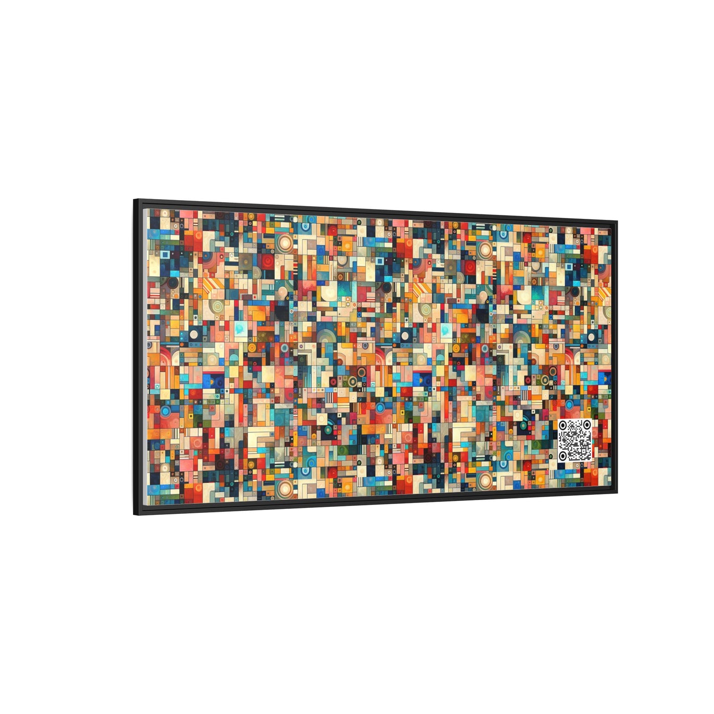 Digital Artistic Expression Artistic Streetwear Matte Canvas, Framed (multi-Color) - 8404 Design-46 B