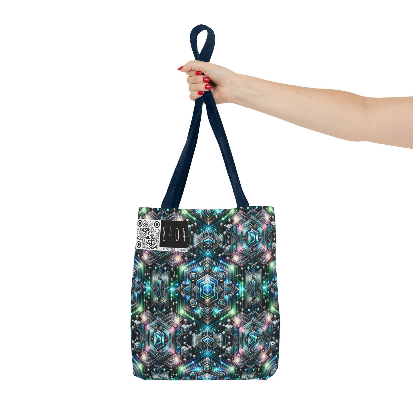 Tech-Infused Futurism Futuristic Tech Tote Bag - 8404 Design-63
