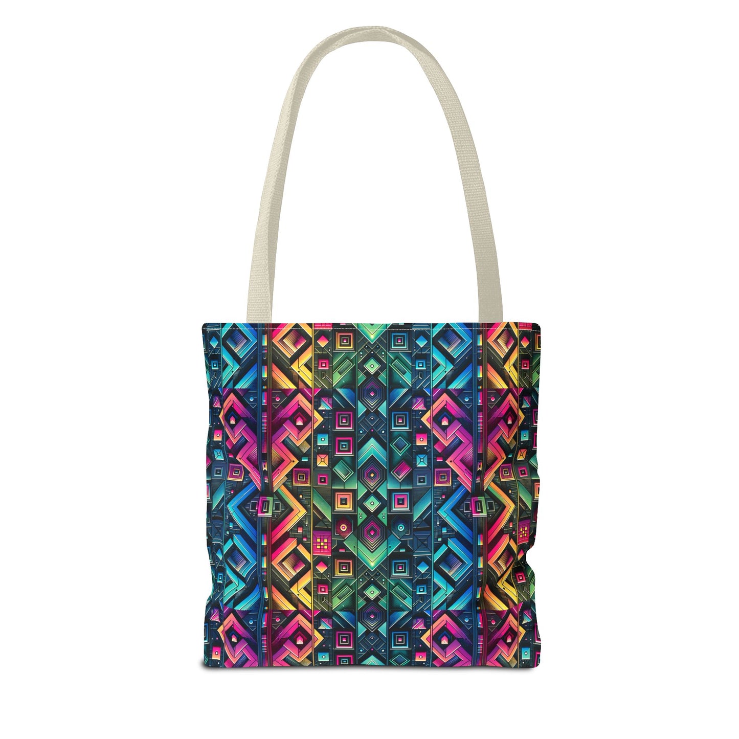 Tech-Inspired Graphics Cyberpunk Cool Tote Bag - 8404 Design-58