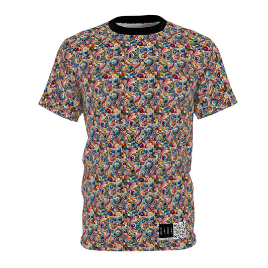 Digital Artistic Expression Artistic Streetwear Unisex Cut & Sew Tee - 8404 Design-49