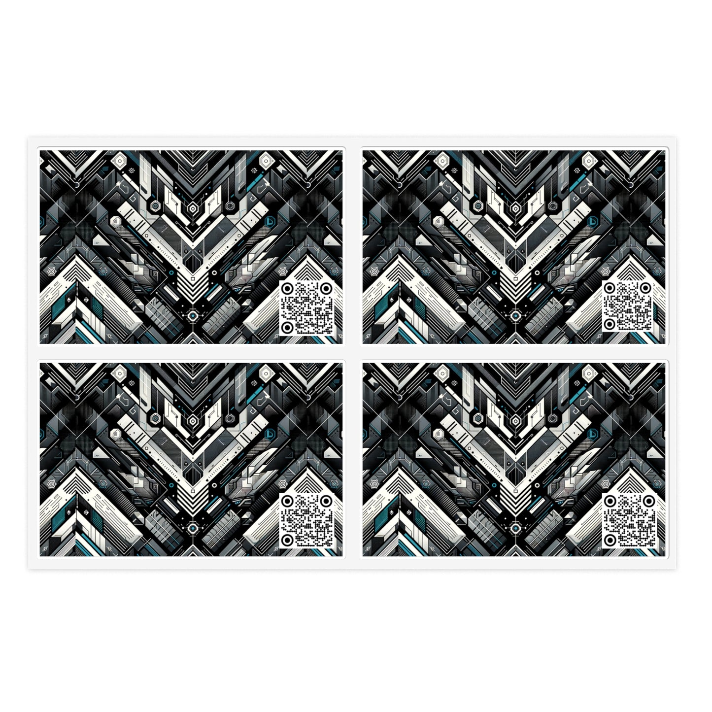 Tech Athletic Fusion Tech-Forward Athletic Sticker Sheets - 8404 Design-63