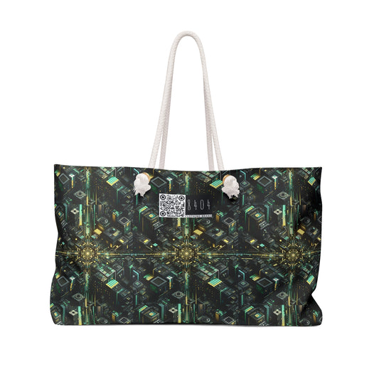 Tech Noir Graphics Tech-Inspired Streetwear Weekender Bag - 8404 Design-66