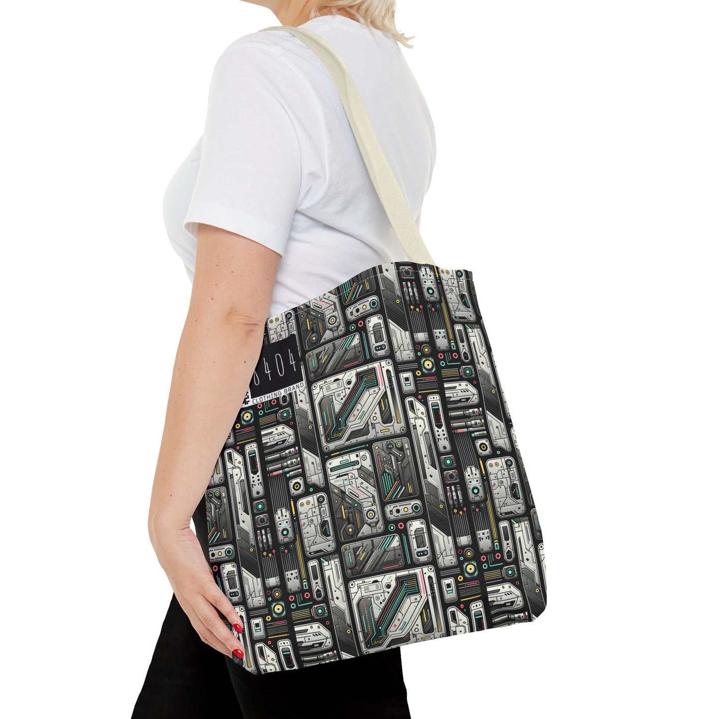 Tech Utility Gear Tech-Forward Minimalism Tote Bag - 8404 Design-45