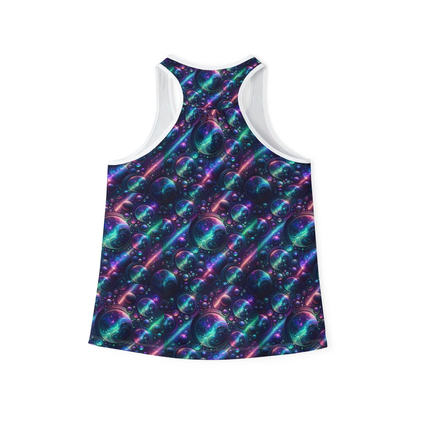 Iridescent Tech Fusion Tech-Forward Streetwear Women's Tank Top - 8404 Design-51