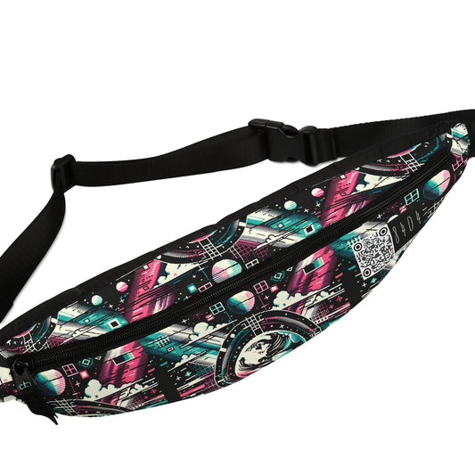 Digital Artistry Digital-native Streetwear Fanny Pack - 8404 Design-62