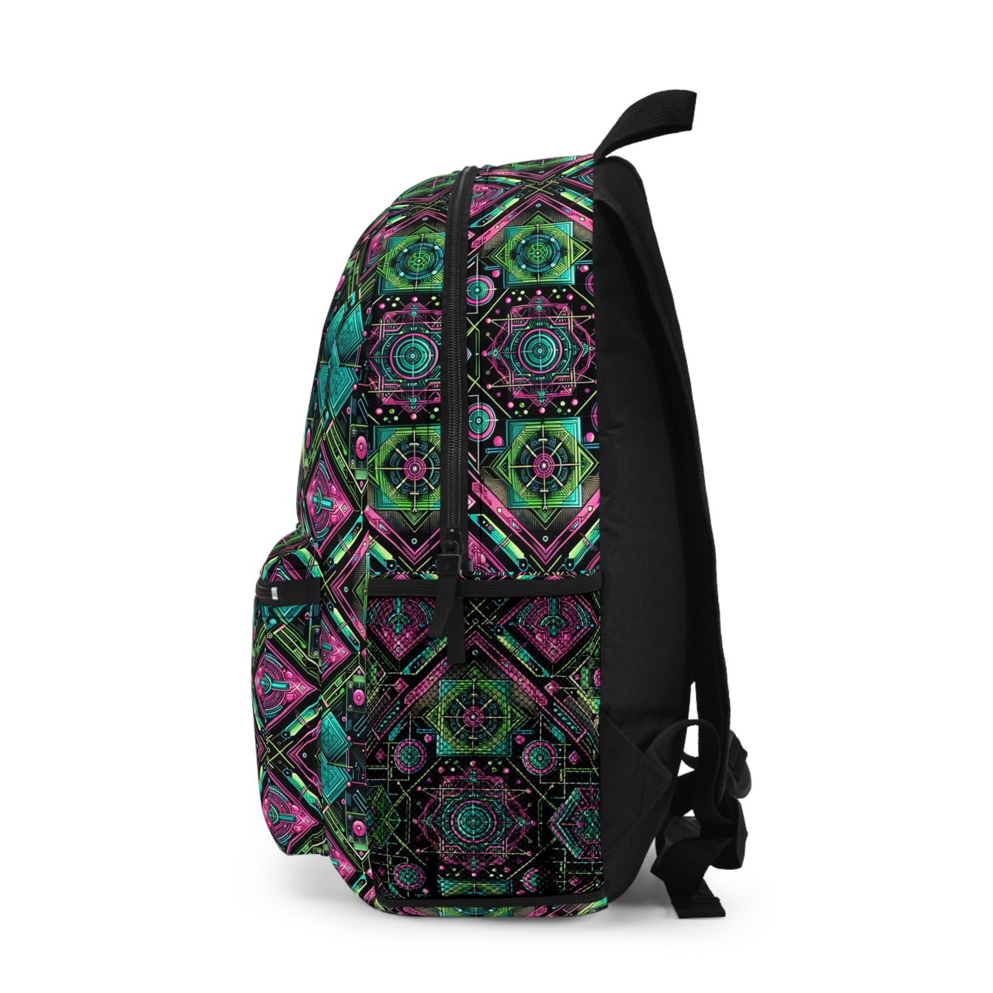 Tech-Infused Graphics Tech-Forward Streetwear Backpack - 8404 Design-45