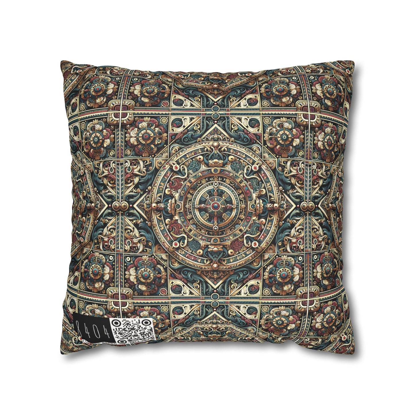 Urban Renaissance Historical Fusion With Street Edge Faux Suede Square Pillowcase - 8404 Design-57