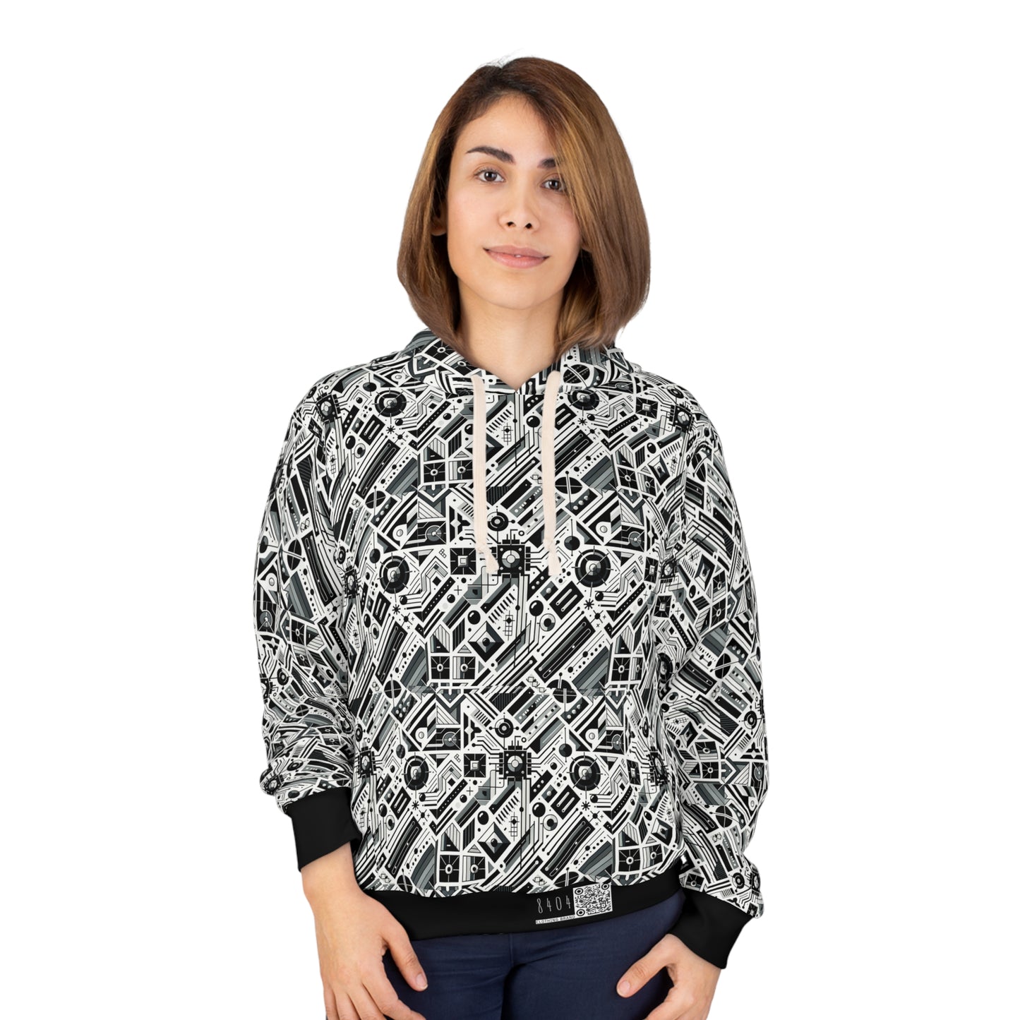 Digital Minimalism Minimalist Tech Pullover Hoodie - 8404 Design-62