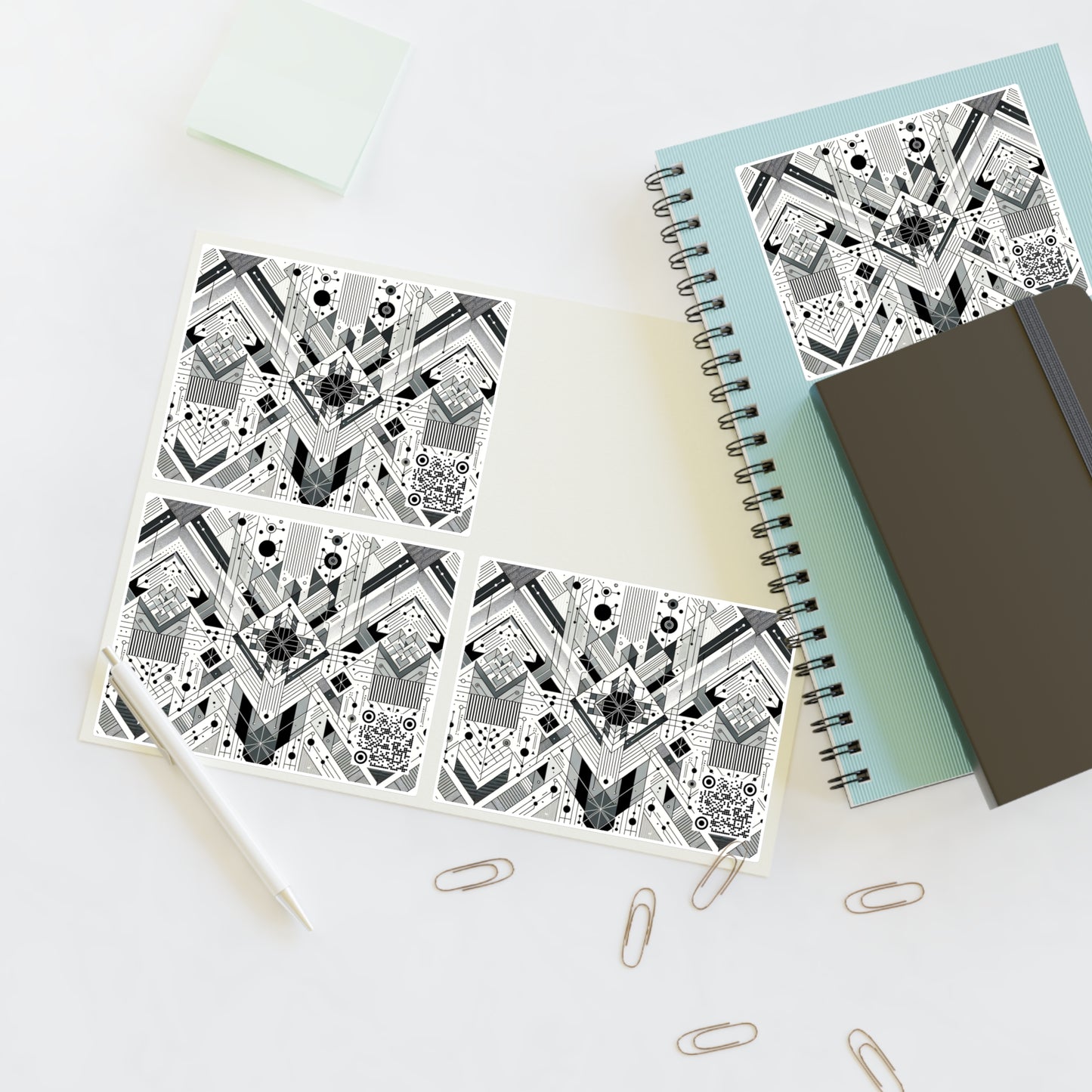 Digital Minimalism Minimalist Tech Sticker Sheets - 8404 Design-59