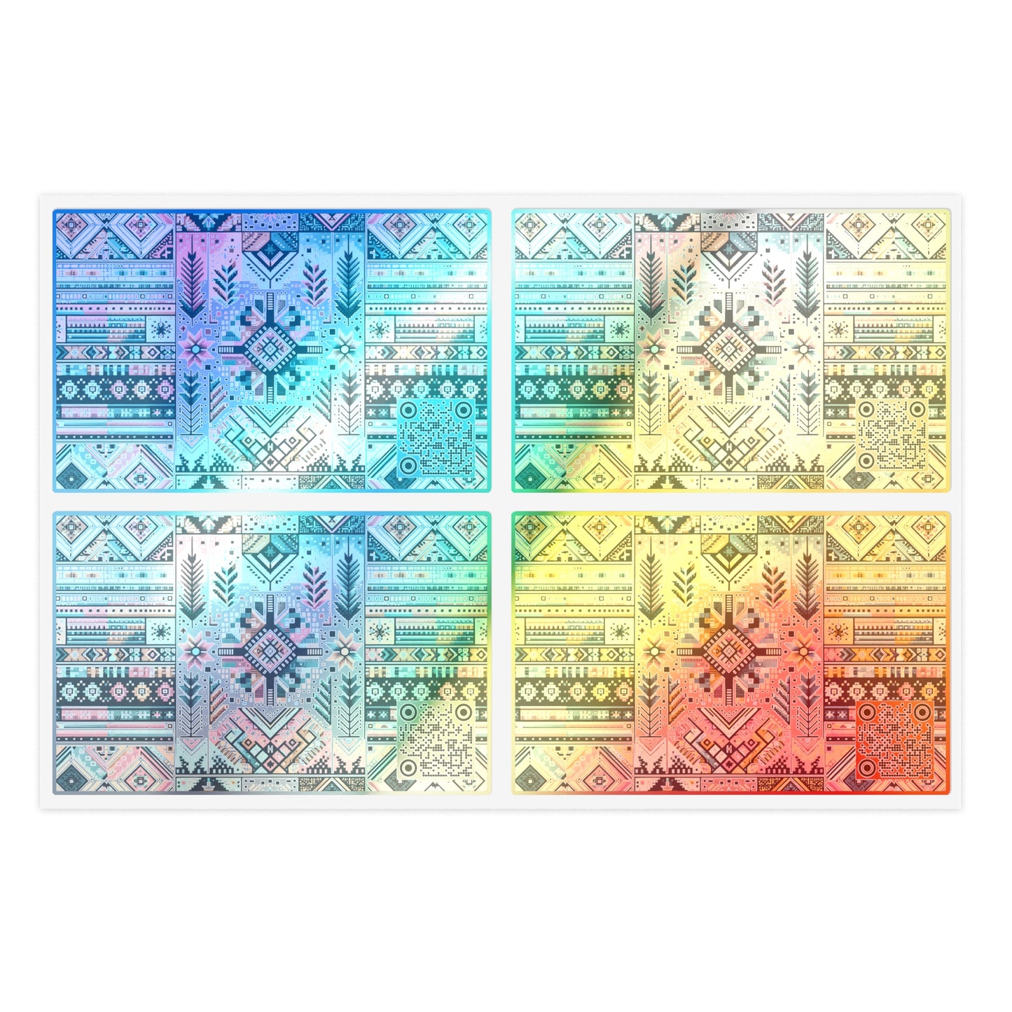 Digital Artisanal Fusion Digital Artisanal Sticker Sheets - 8404 Design-49