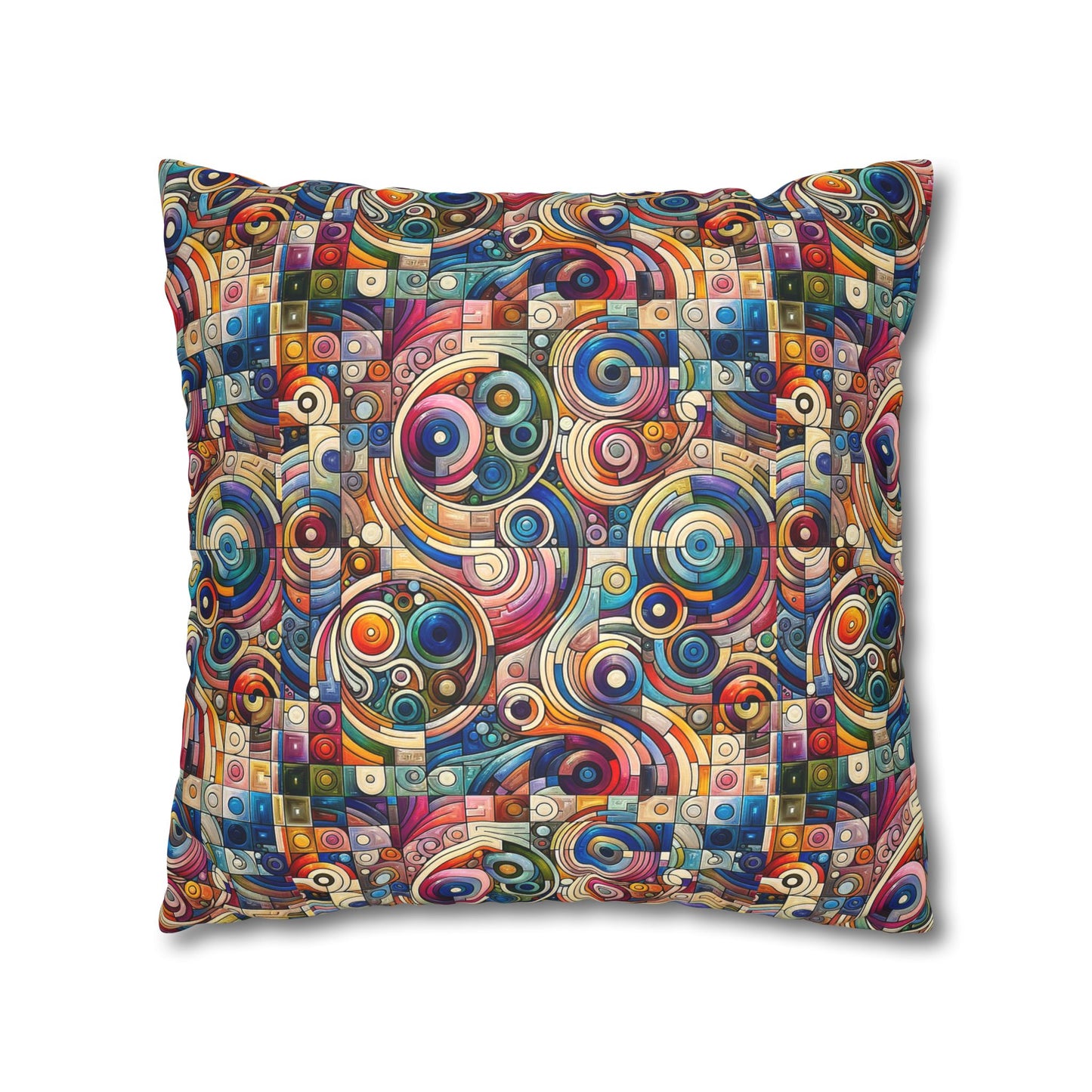 Digital Artistic Expression Artistic Streetwear Faux Suede Square Pillowcase - 8404 Design-49