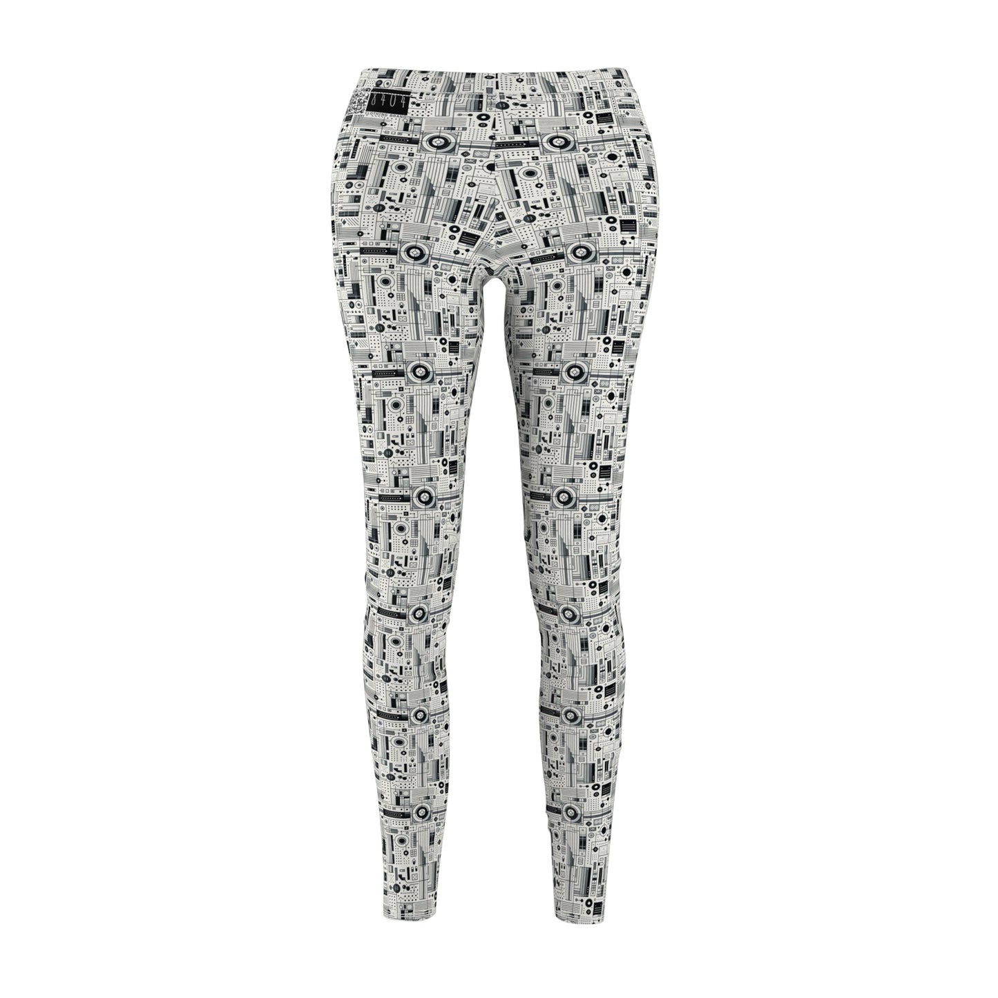 Digital Minimalism Minimalist Tech Women's Cut & Sew Casual Leggings - 8404 Design-53