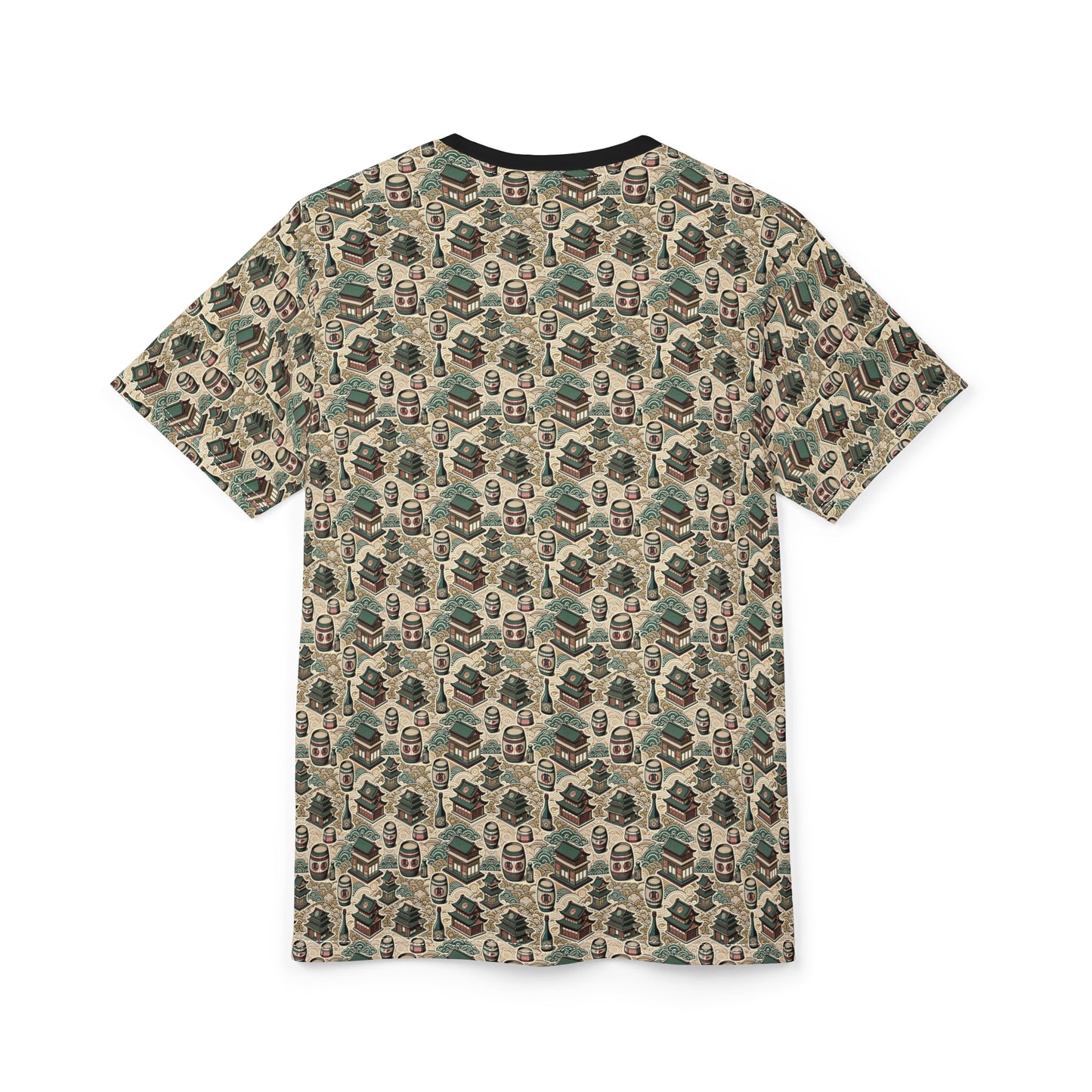 Cultural Artisanal Fusion Contemporary Cultural Elegance Unisex Cut & Sew Tee - 8404 Design-68