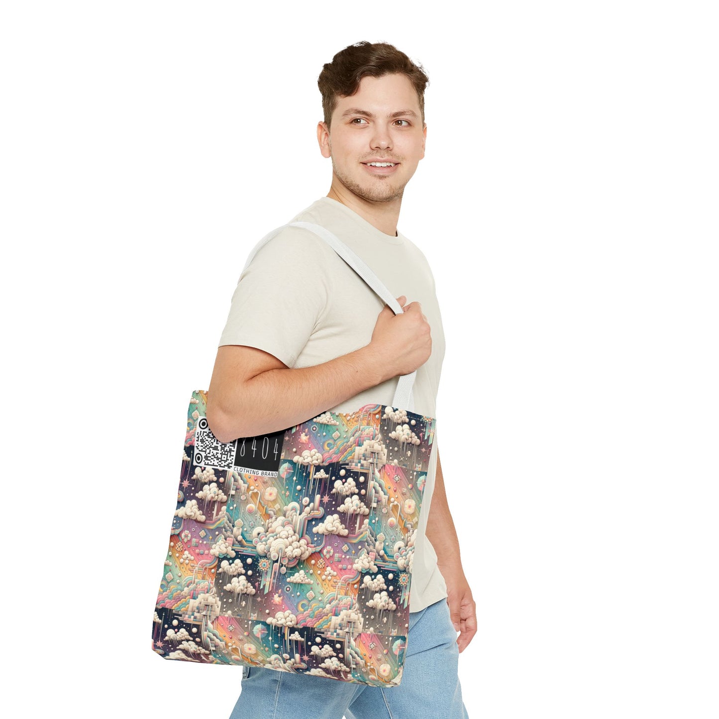 Digital Dreamland Whimsical and Nostalgic Streetwear With a Digital Twist Tote Bag - 8404 Design-52