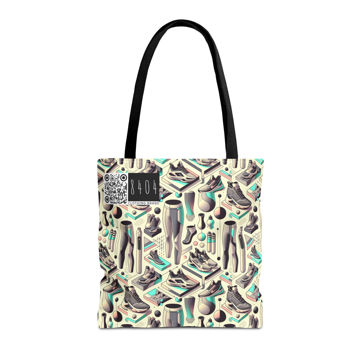 Tech-Infused Athleisure Futuristic Athletic Tech Tote Bag - 8404 Design-44