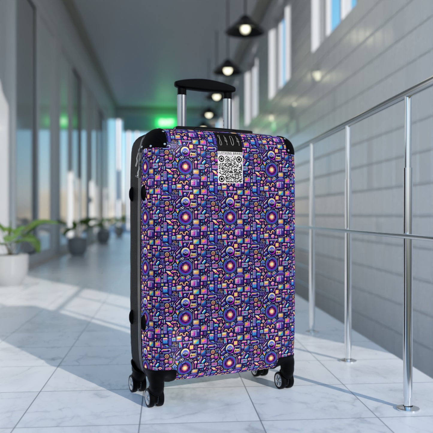 Digital Nostalgia Modern Retro Fusion Suitcase - 8404 Design-64