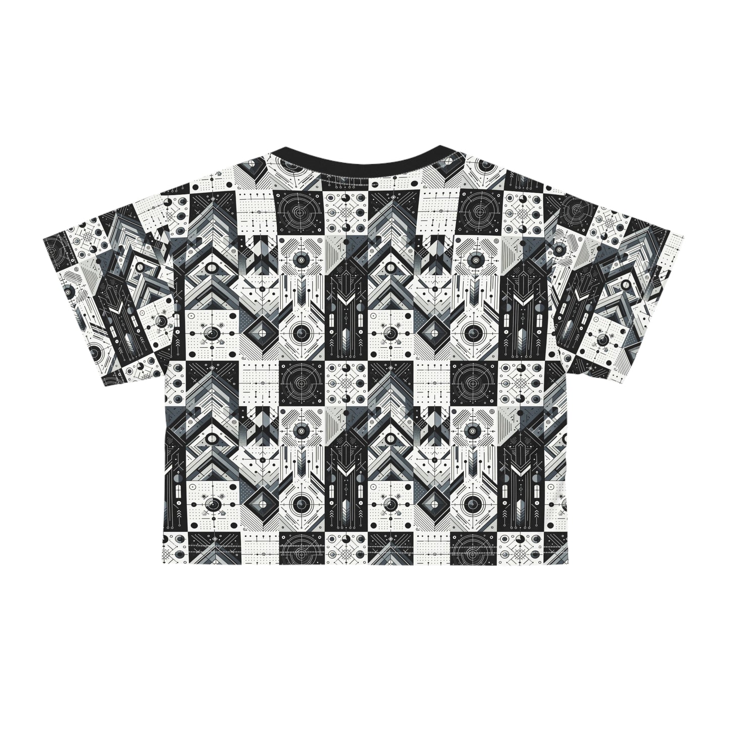 Digital Minimalism Minimalist Tech Crop Tee - 8404 Design-50