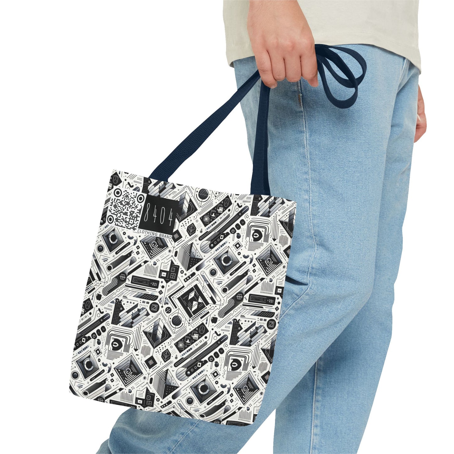 Tech Minimalism Minimalist Tech Tote Bag - 8404 Design-72