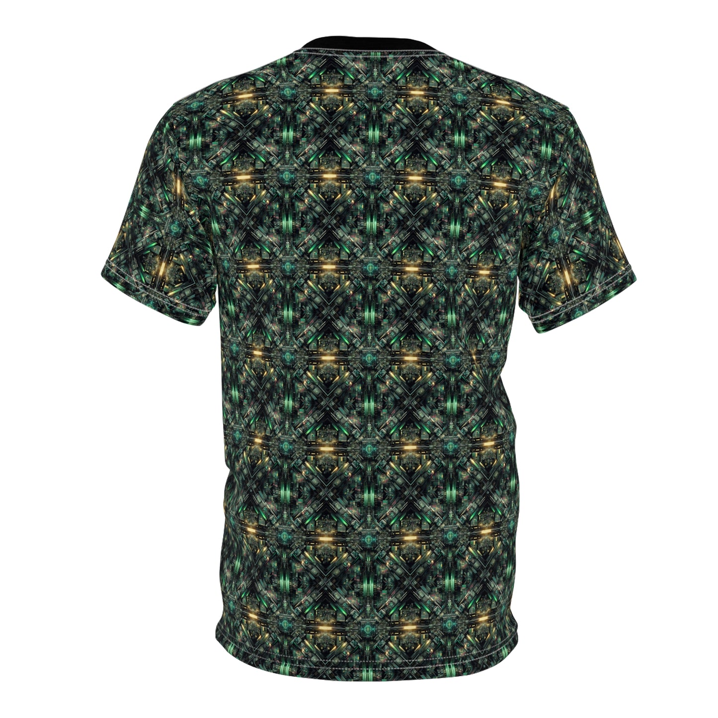 Tech Noir Graphics Tech-Inspired Streetwear Unisex Cut & Sew Tee - 8404 Design-56