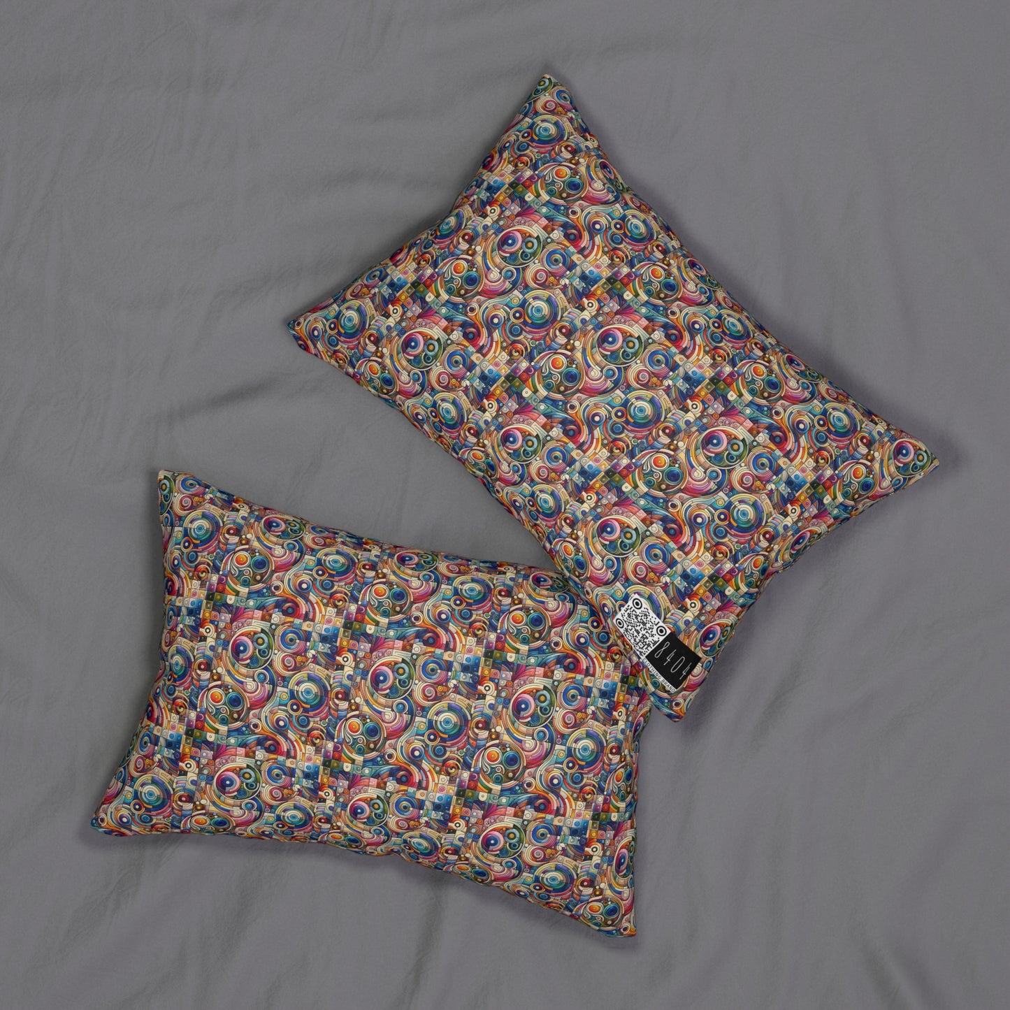 Digital Artistic Expression Artistic Streetwear Spun Polyester Lumbar Pillow - 8404 Design-49 S