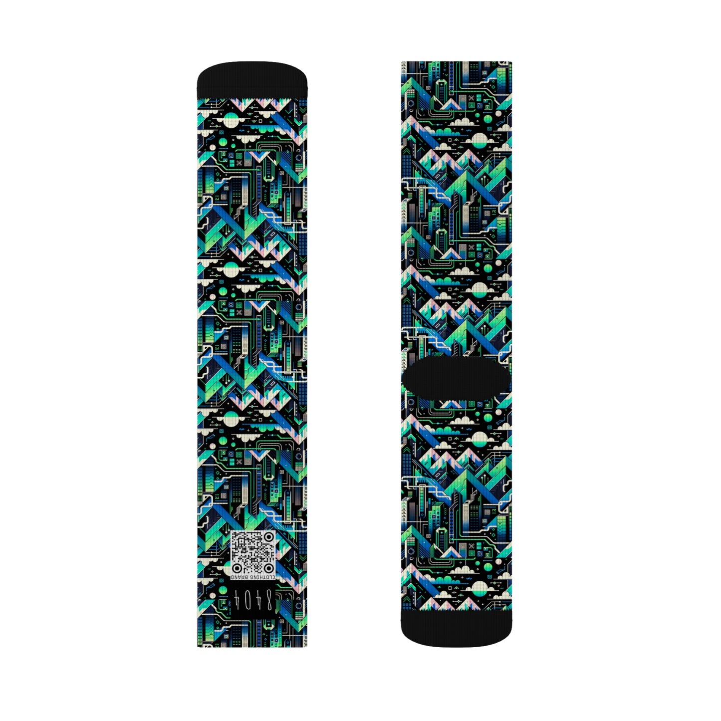 Digital Adventure Graphics Digital Explorer Sublimation Socks - 8404 Design-55