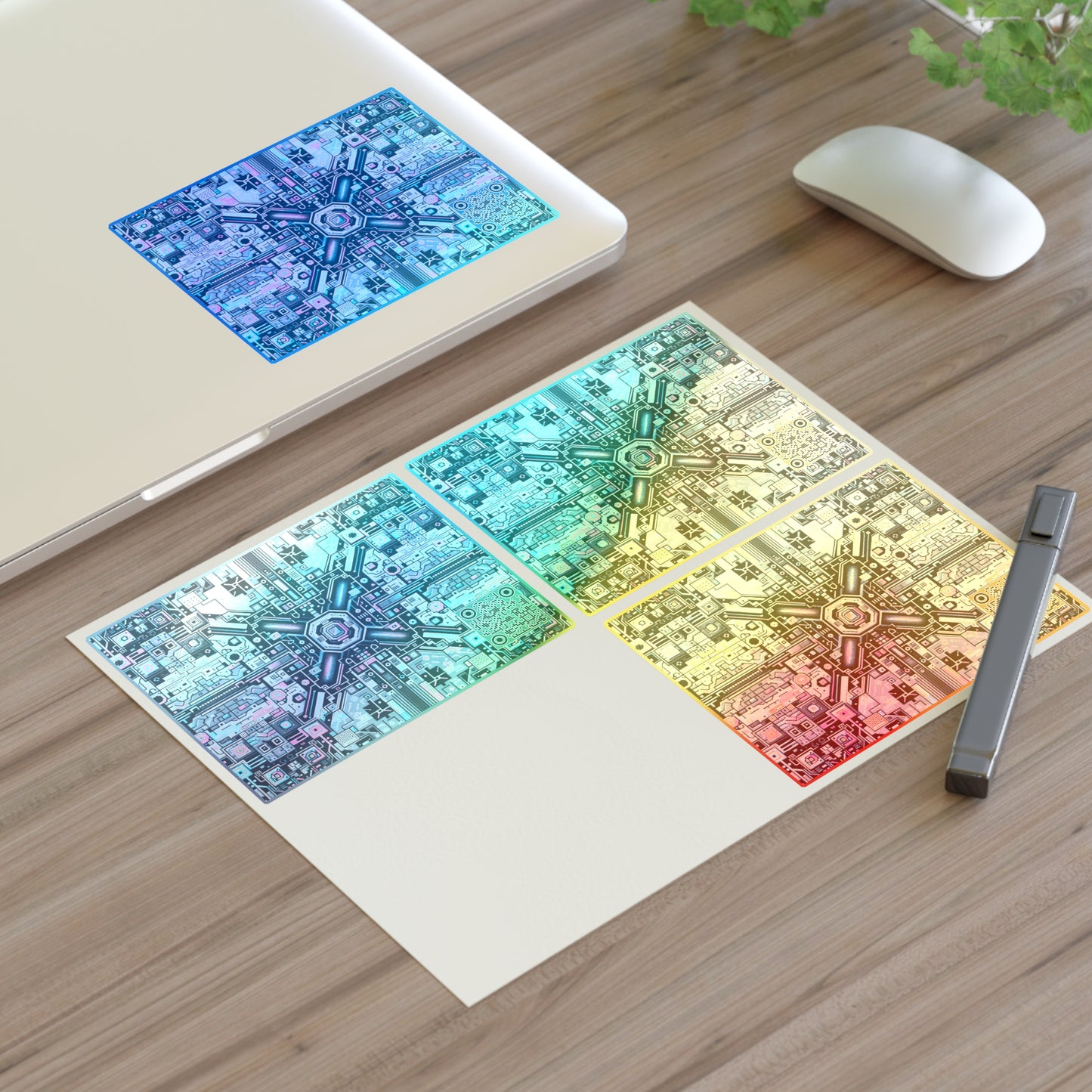 Digital Renaissance Tech-Forward Maximalism Sticker Sheets - 8404 Design-44
