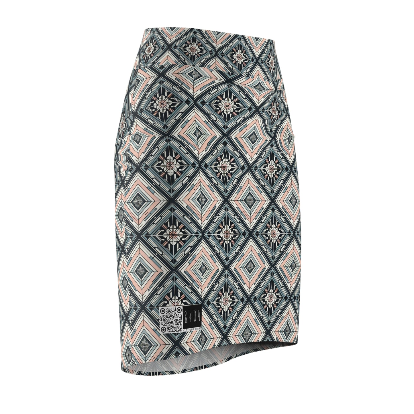 Tech Minimalism Minimalist Tech Women's Pencil Skirt - 8404 Design-60