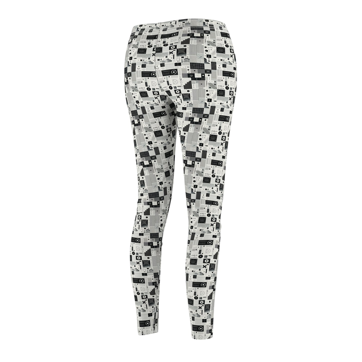 Digital Minimalism Minimalist Tech Women's Cut & Sew Casual Leggings - 8404 Design-50