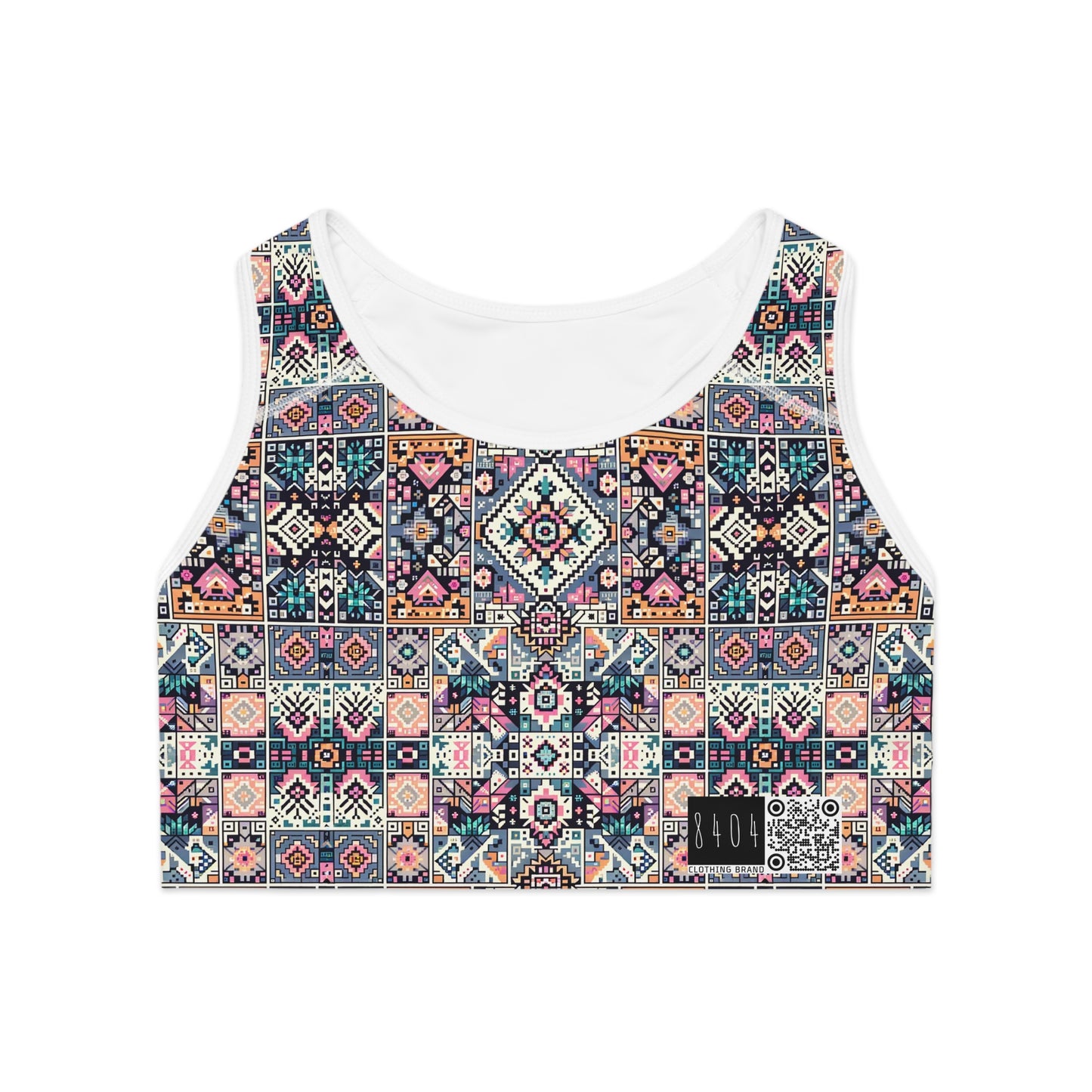 Digital Artisanal Fusion Digital Artisanal Sports Bra - 8404 Design-65