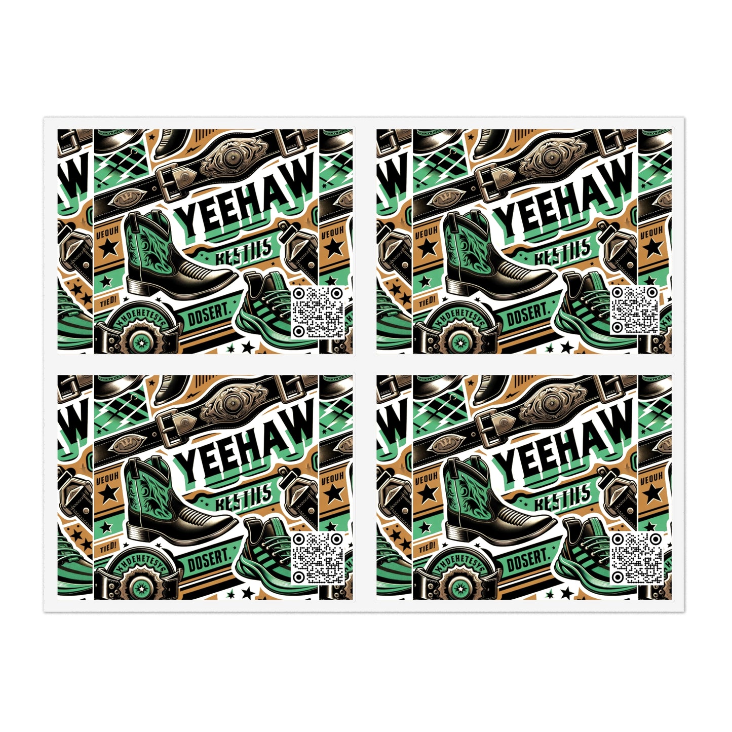 Digital Cowboy Tech-Western Fusion Sticker Sheets - 8404 Design-52