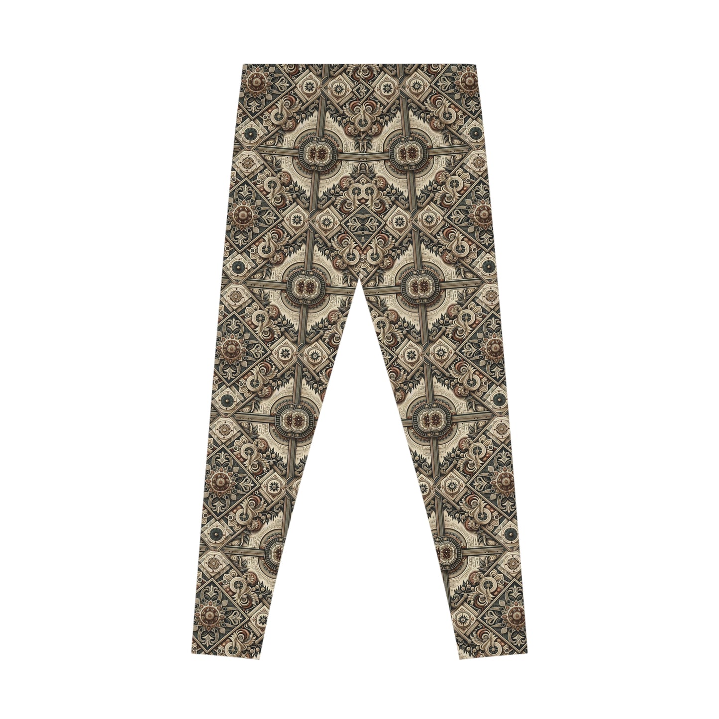 Graphic Workwear Capsule Artisanal Workwear Fusion Stretch Leggings - 8404 Design-61