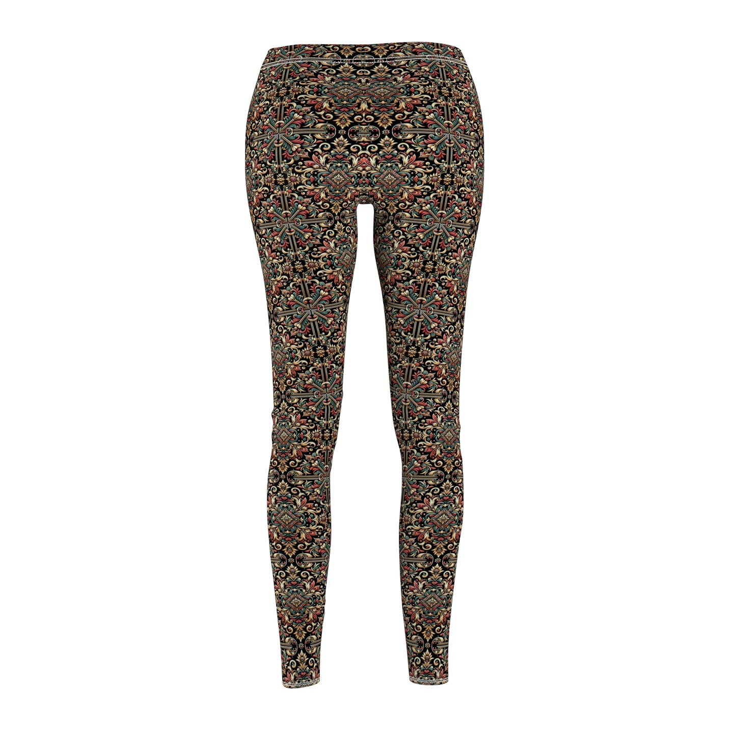 Streetwear Renaissance Artistic Clash of Old and New Women's Cut & Sew Casual Leggings - 8404 Design-46