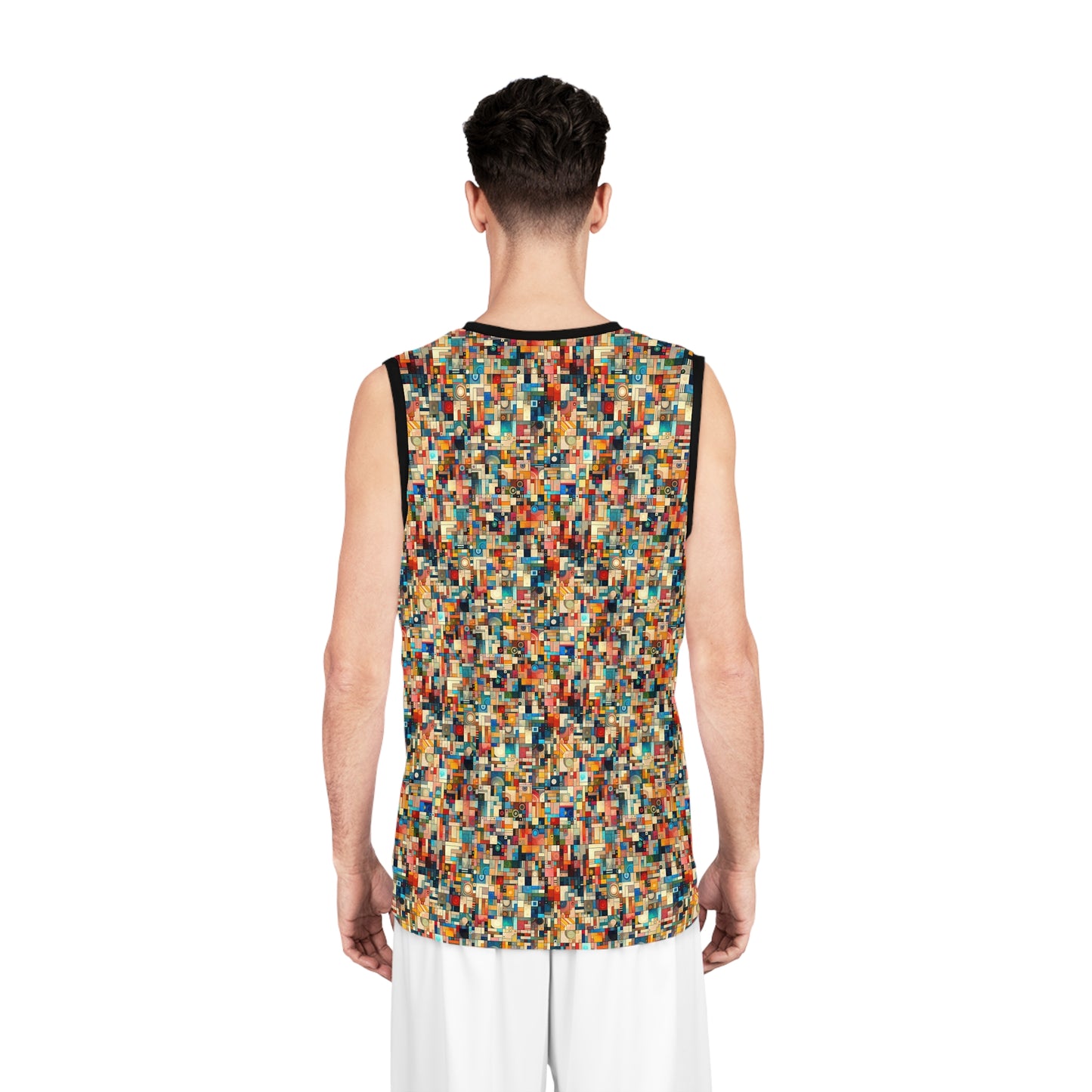 Digital Artistic Expression Artistic Streetwear Basketball Jersey - 8404 Design-46