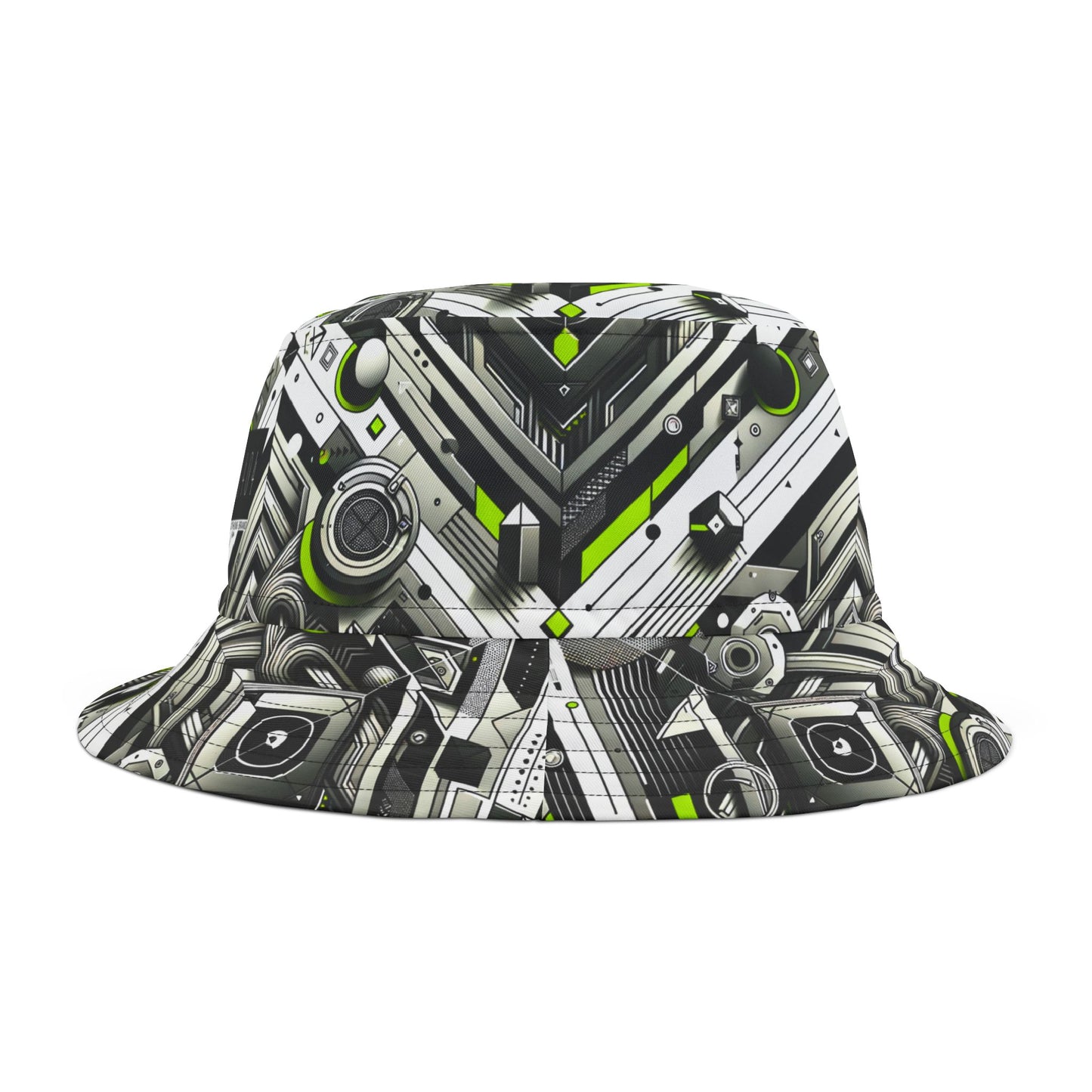 Elevated Sporty Tech Tech-Forward Streetwear Bucket Hat - 8404 Design-70