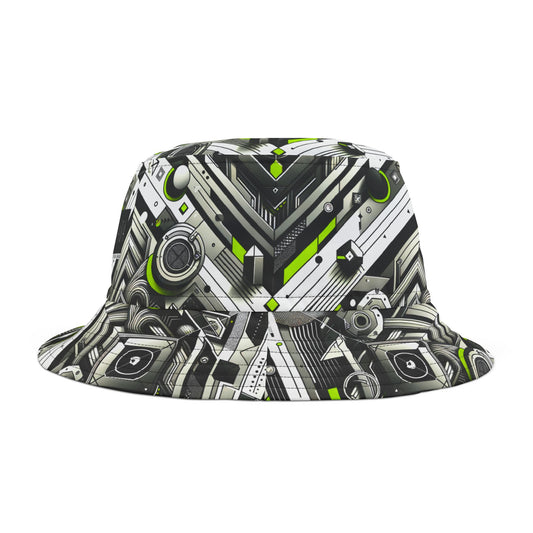 Elevated Sporty Tech Tech-Forward Streetwear Bucket Hat - 8404 Design-70