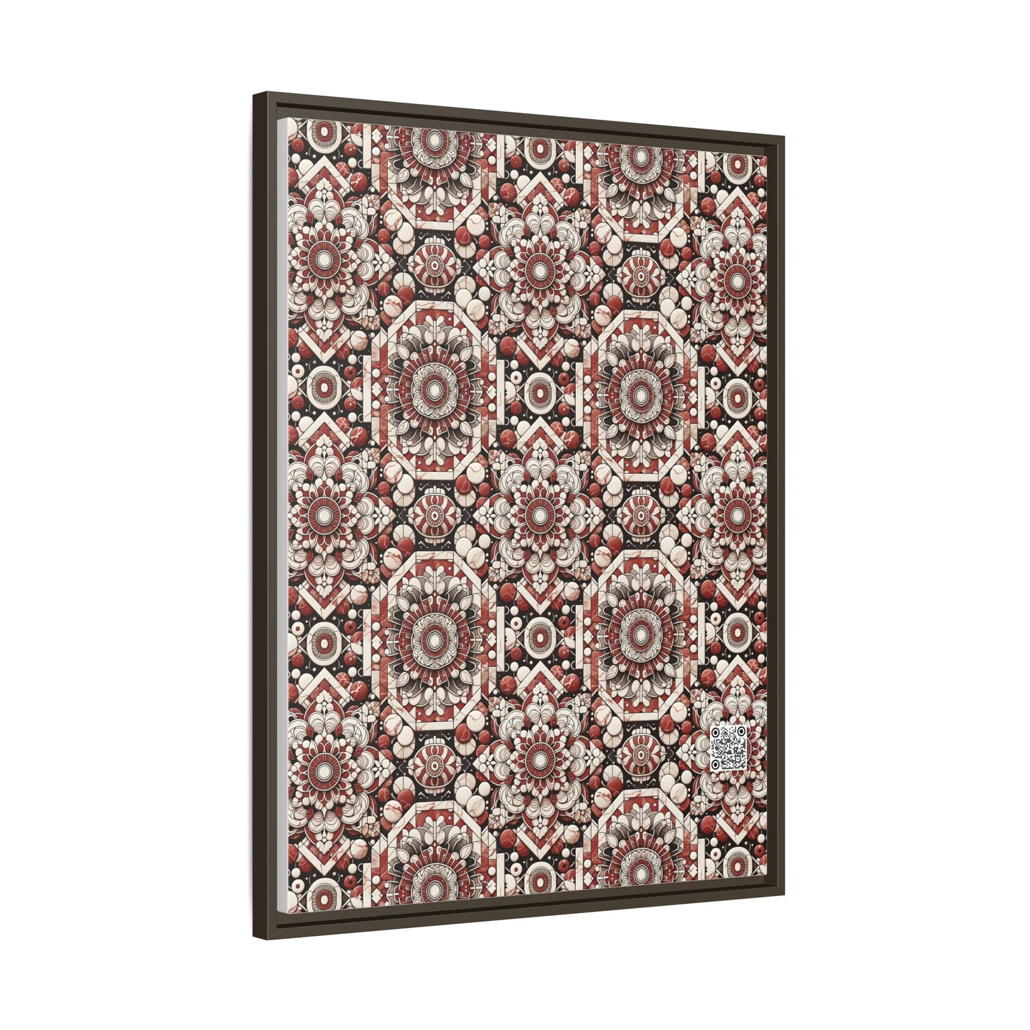 Neo Jomon Sculptural Aesthetics Artisanal Streetwear Matte Canvas, Framed (multi-Color) - 8404 Design-55 A